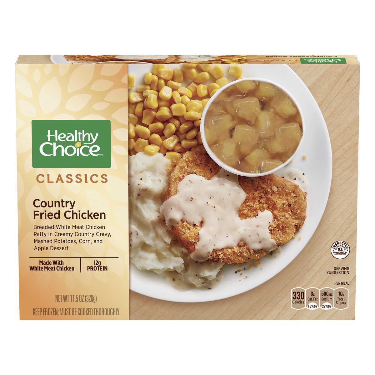 slide 1 of 1, Healthy Choice Classics Country Fried Chicken, 10.6 oz