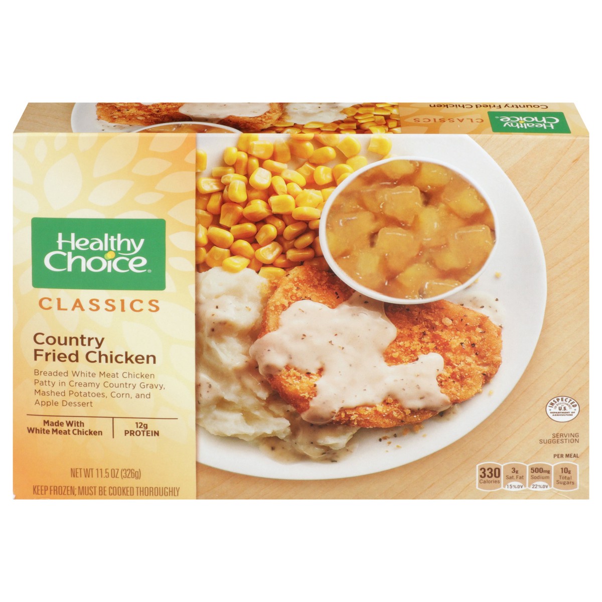 slide 1 of 11, Healthy Choice Classics Country Fried Chicken 11.5 oz, 11.5 oz