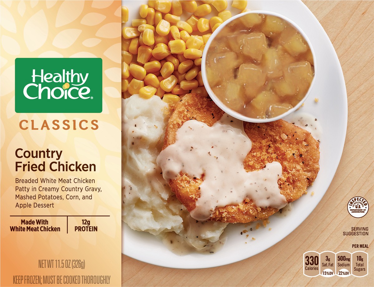 slide 5 of 11, Healthy Choice Classics Country Fried Chicken 11.5 oz, 11.5 oz