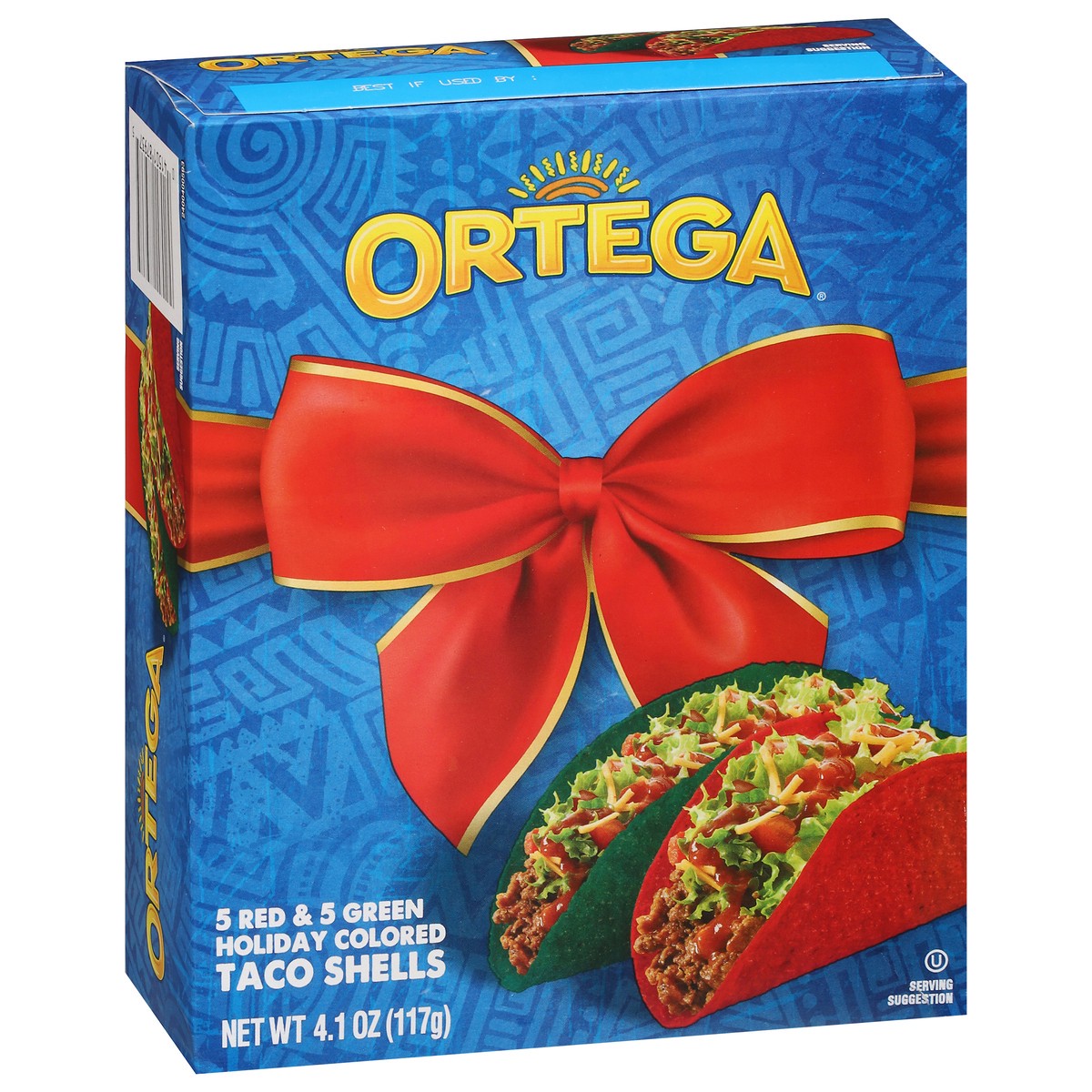 slide 2 of 3, Ortega Holiday Colored Taco Shells 10 Each, 1 ct