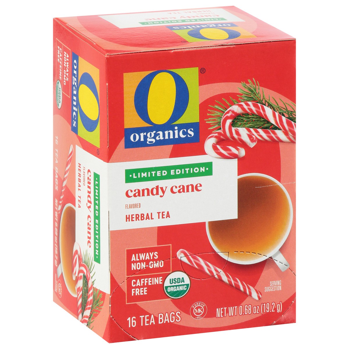 slide 2 of 4, O Organics Candy Cane Tea 16 Ct - 16 CT, 16 ct