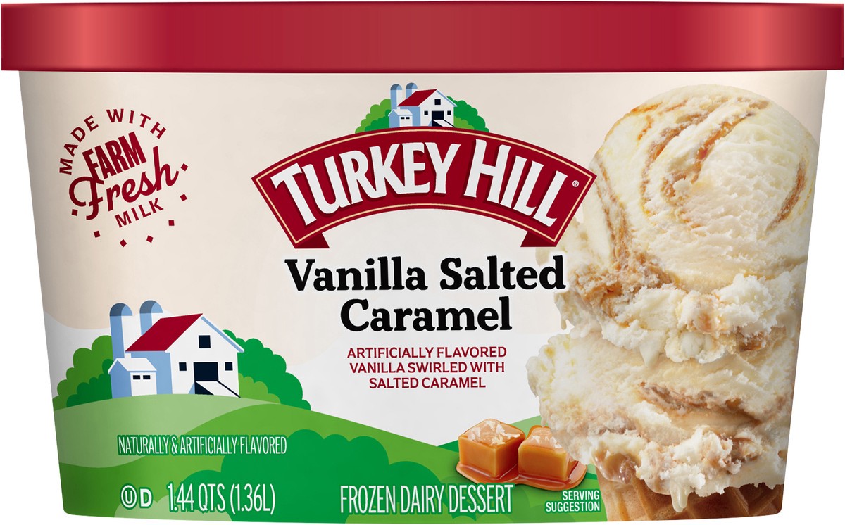 slide 2 of 2, Turkey Hill Vanilla Salted Caramel - 1.44 qt, 1.44 qt