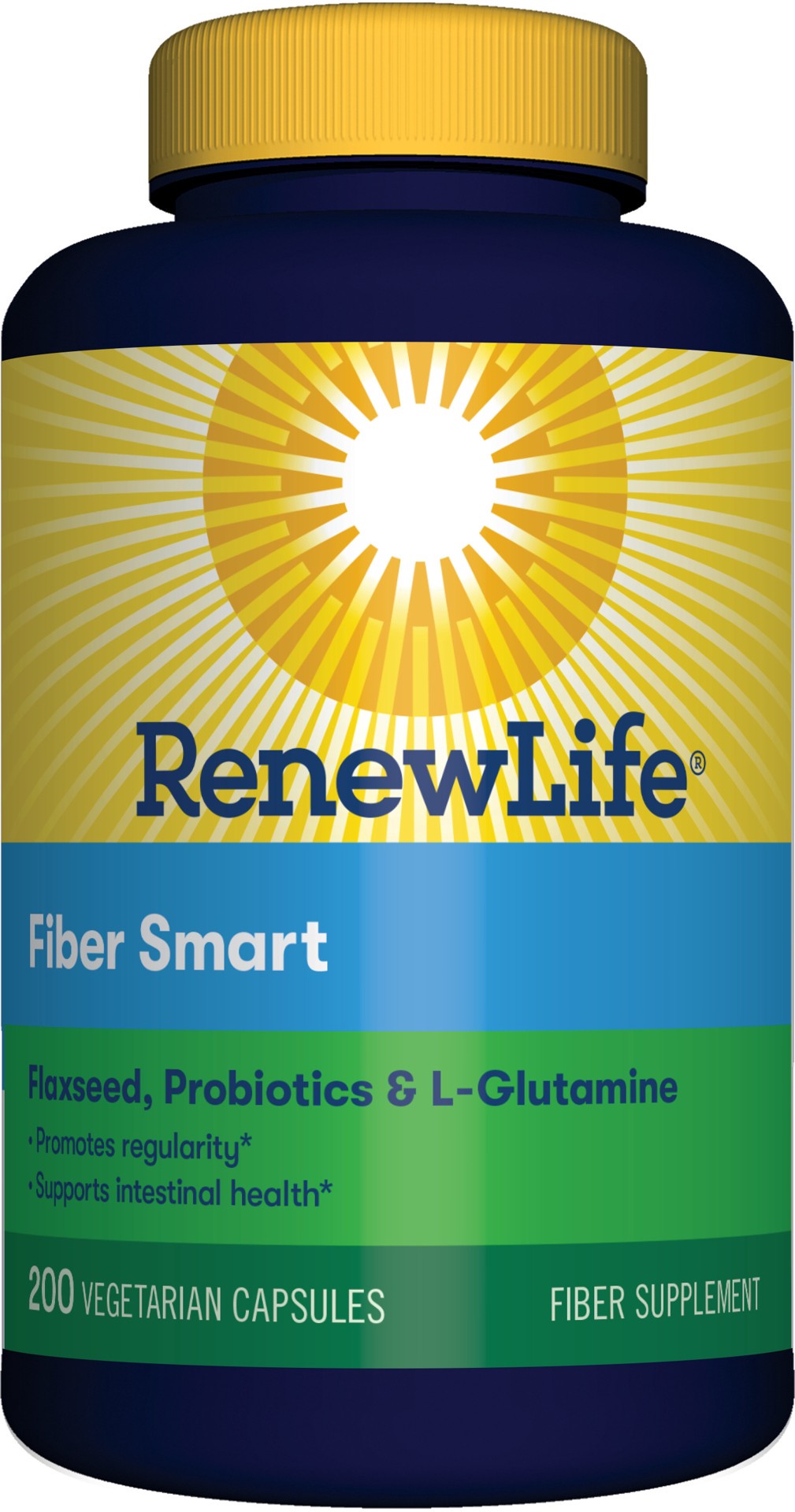 slide 1 of 2, Renew Life Adult Fiber Supplement - Fiber Smart - Dietary Fiber - Gluten & Soy Free - 200 Vegetarian Capsules, 200 ct