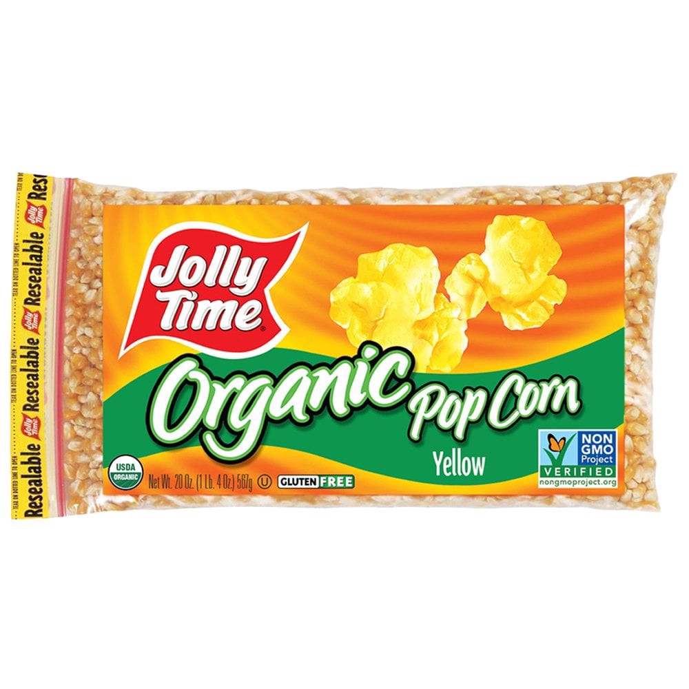 slide 5 of 5, Jolly Time Yellow Organic Popcorn Kernels - 20 oz, 20 oz