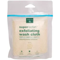 Earth Therapeutics Super Loofah Exfoliating Wash Cloth