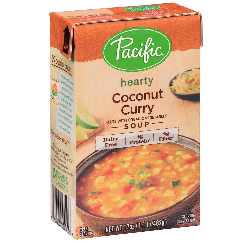 slide 3 of 6, Pacific Natural Foods Organic Coconut Curry Soup, 17 oz