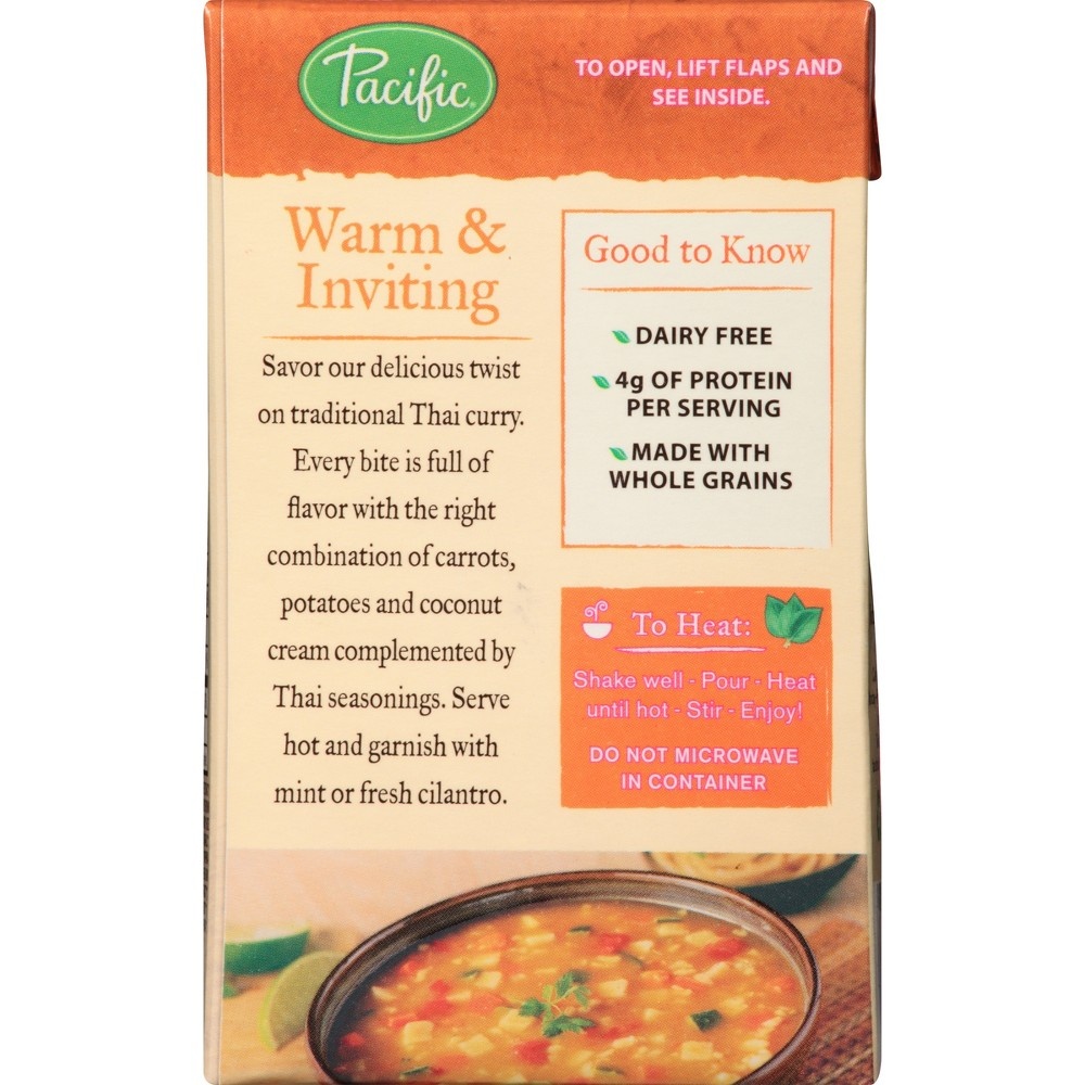 slide 4 of 6, Pacific Natural Foods Organic Coconut Curry Soup, 17 oz
