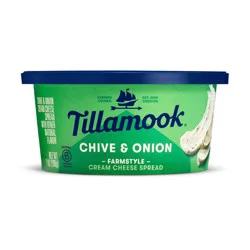 Tillamook Farmstyle Chive & Onion Cream Cheese Spread 7 oz
