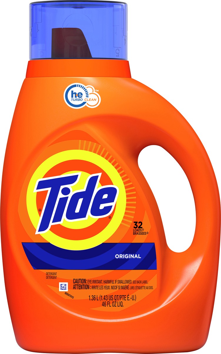 slide 1 of 3, Tide Original Detergent 1.36 lt, 1.36 liter