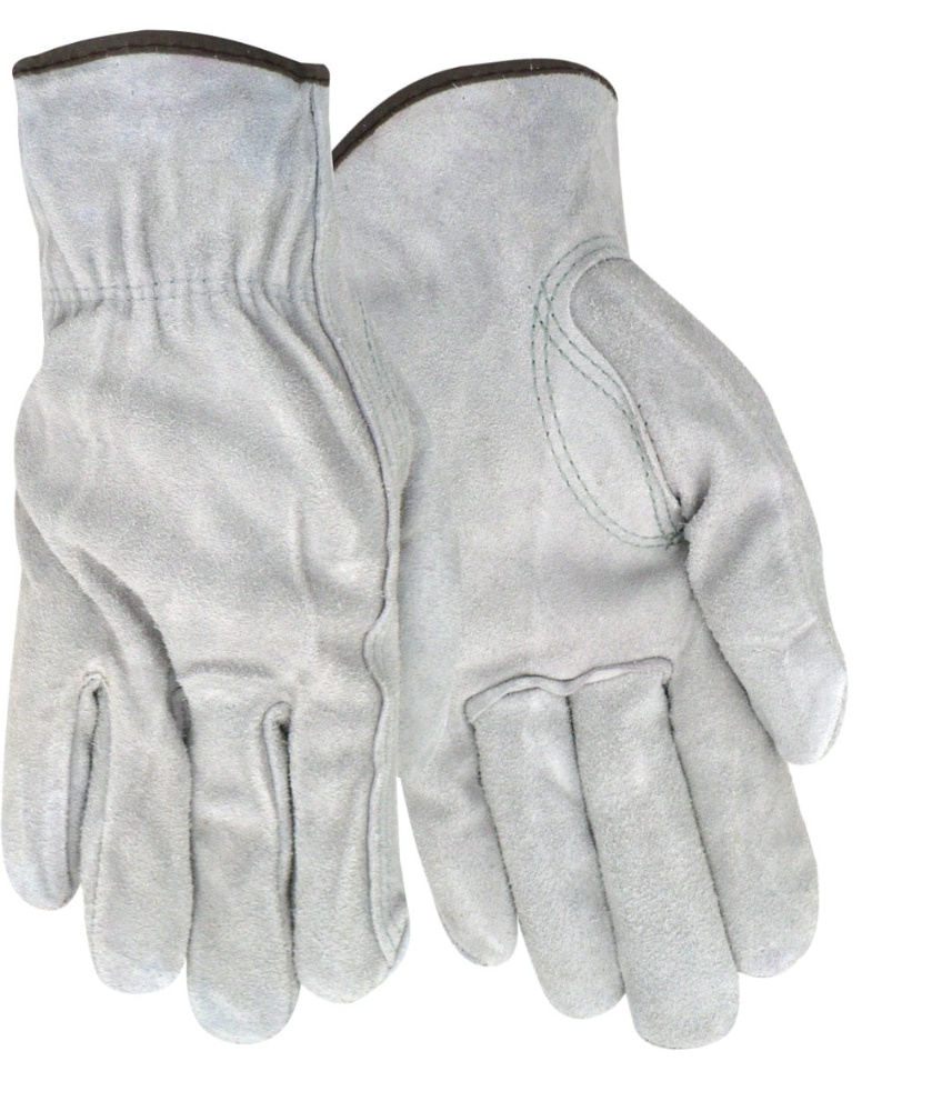 slide 1 of 1, Red Steer Glove Company Men's Suede Cowhide Leather Work Gloves - Gray, XL