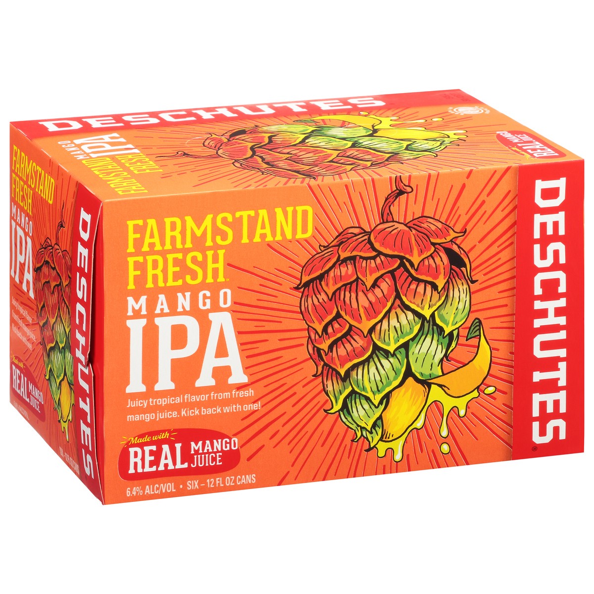 slide 12 of 12, Deschutes Brewery Mango Ipa, 6 ct; 12 fl oz