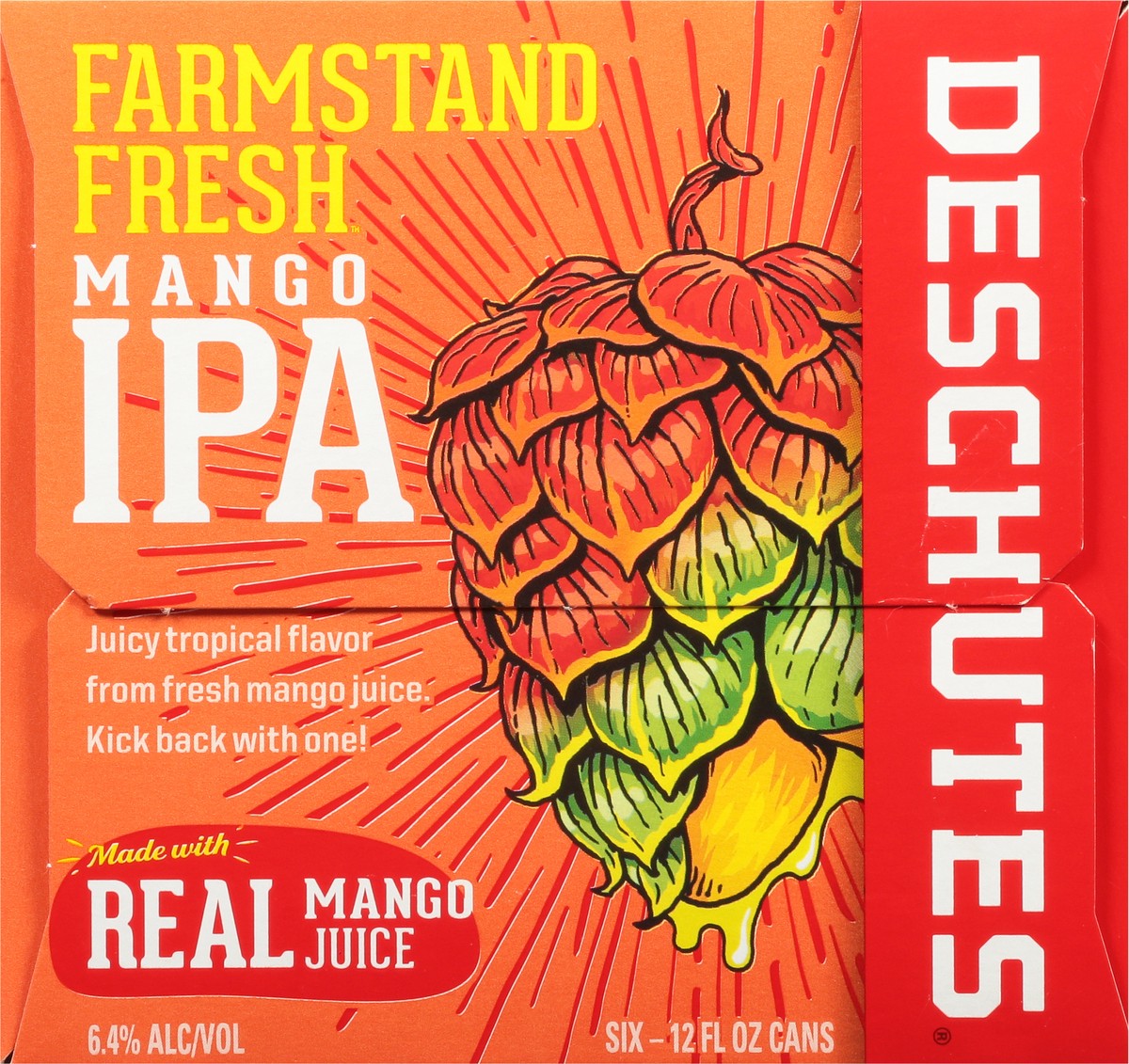 slide 3 of 12, Deschutes Brewery Mango Ipa, 6 ct; 12 fl oz