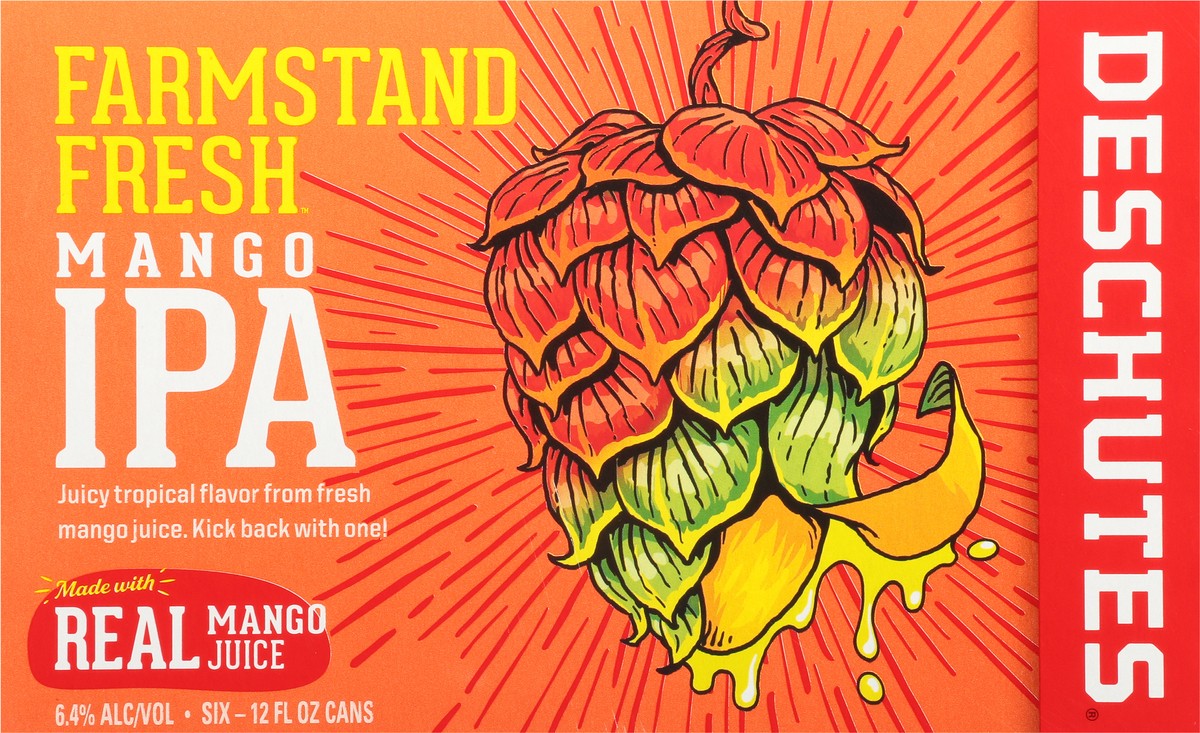 slide 9 of 12, Deschutes Brewery Mango Ipa, 6 ct; 12 fl oz