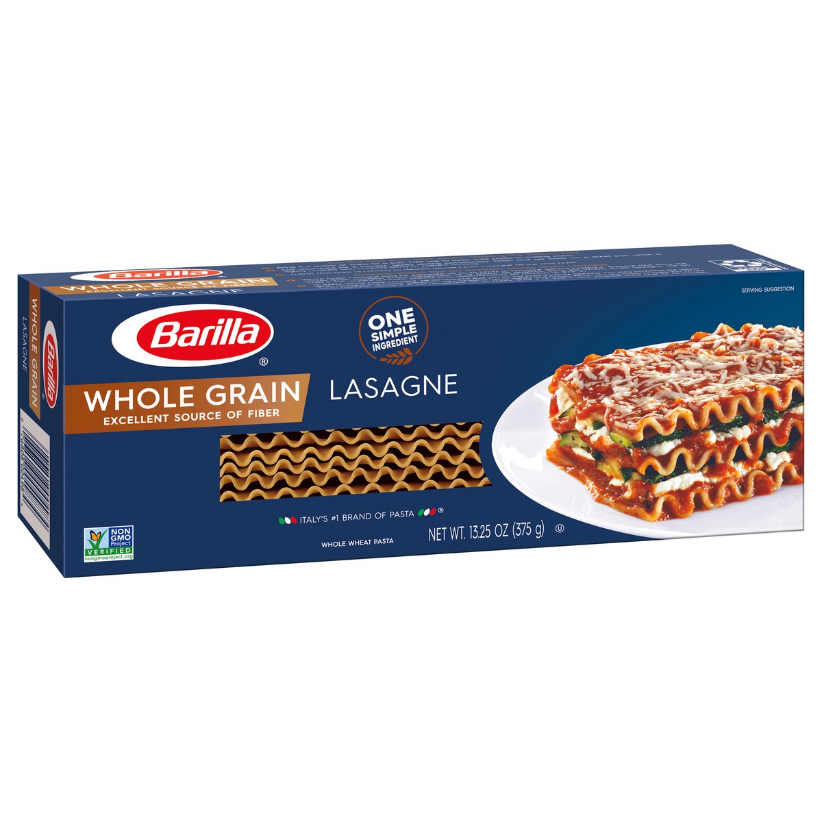 slide 2 of 9, Barilla Whole Grain Lasagne Pasta, 13.25 oz