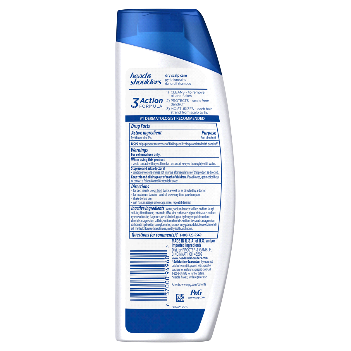 slide 3 of 3, Head & Shoulders Dry Scalp Care Shampoo, 8.45 fl oz