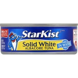 StarKist Albacore Tuna, In Water, Solid White