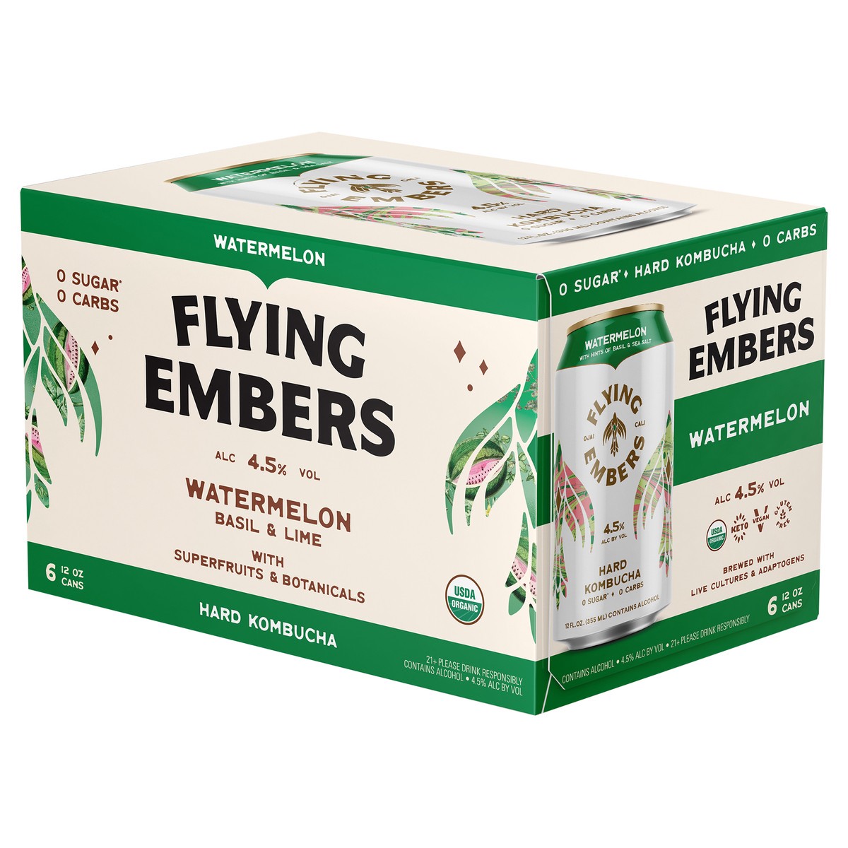 slide 10 of 12, Flying Embers Flying Embr Watermelon, 72 oz