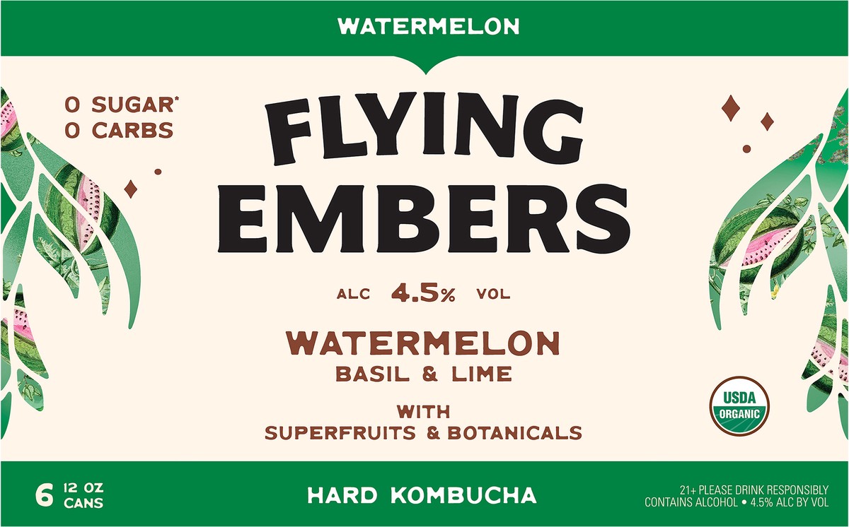 slide 9 of 12, Flying Embers Flying Embr Watermelon, 72 oz