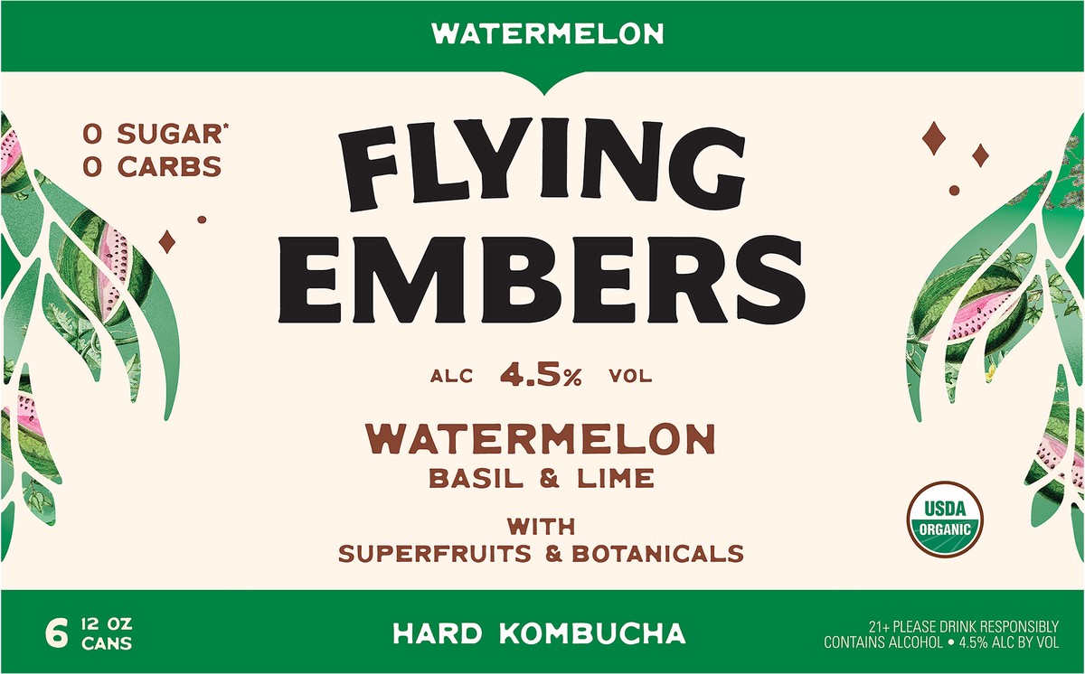 slide 6 of 12, Flying Embers Flying Embr Watermelon, 72 oz