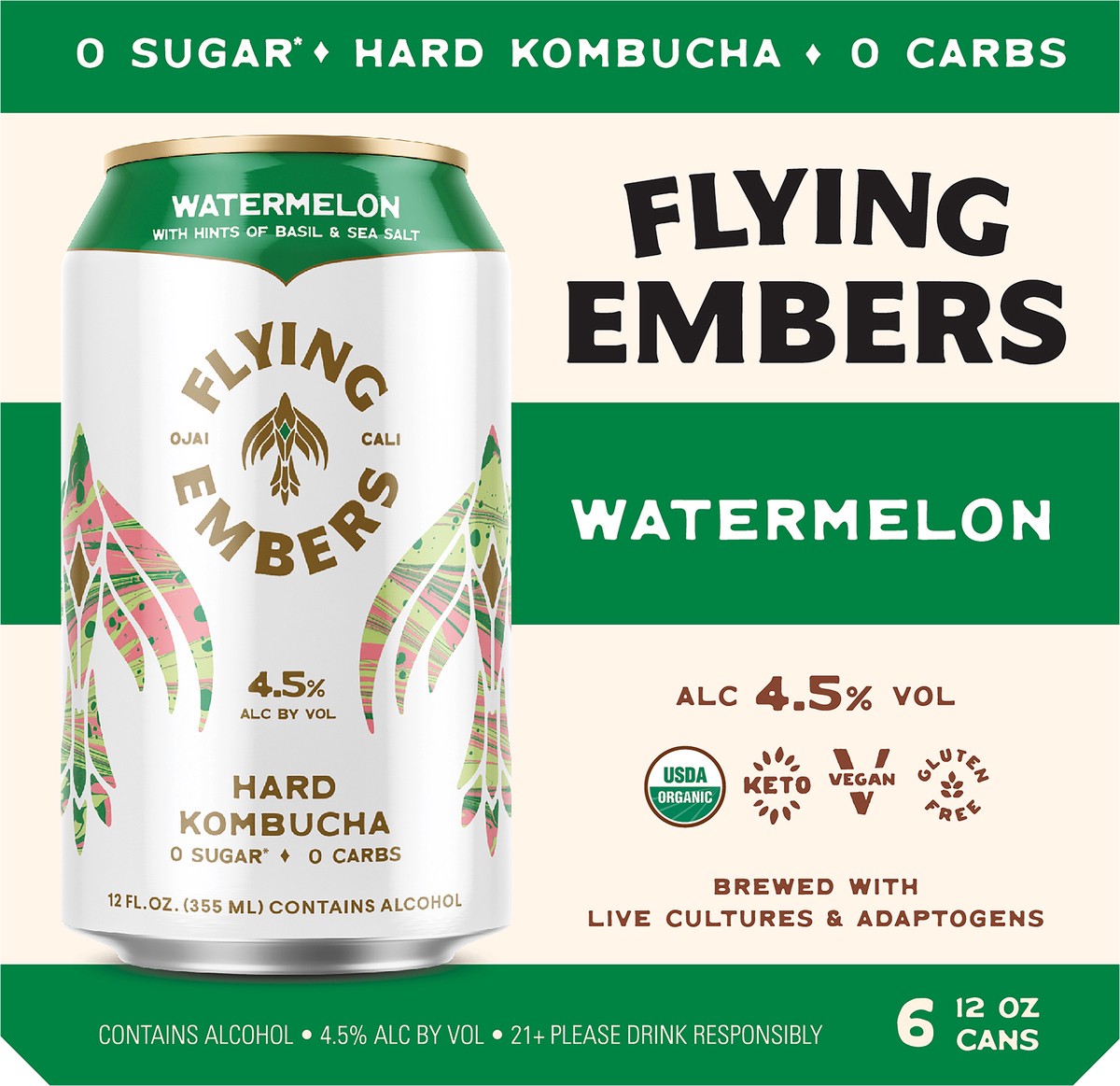 slide 4 of 12, Flying Embers Flying Embr Watermelon, 72 oz