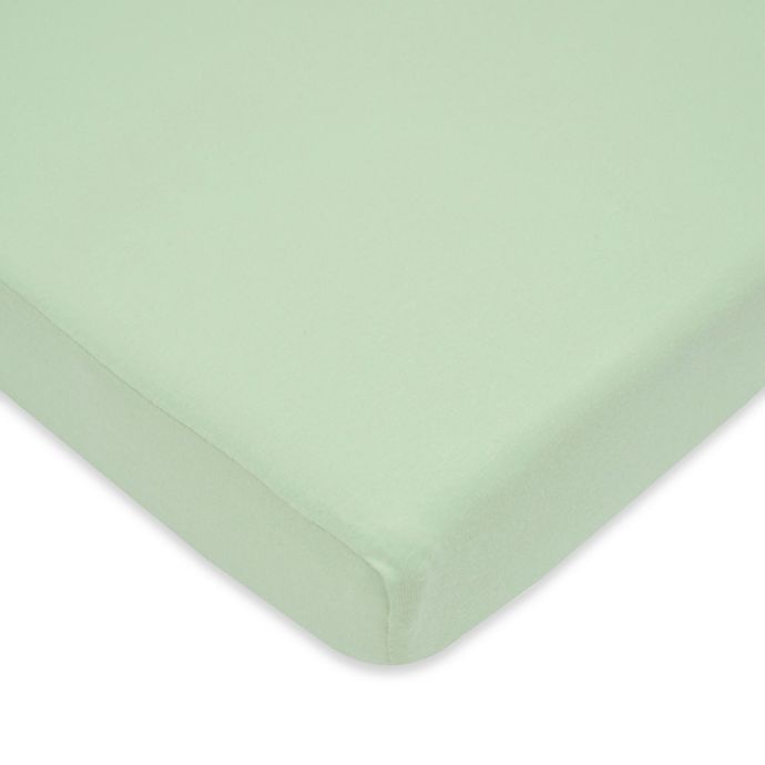 slide 1 of 1, TL Care Cotton Jersey Fitted Playard Sheet - Celery, 1 ct
