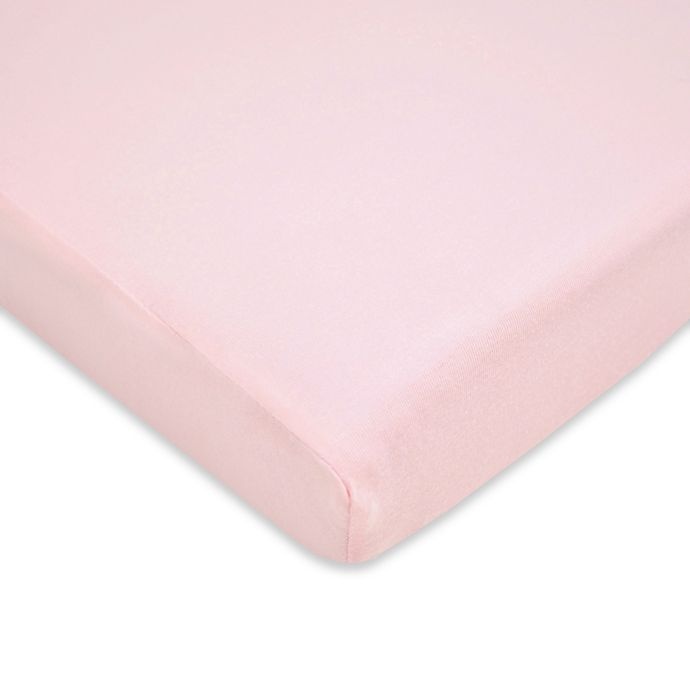 slide 1 of 1, TL Care Cotton Jersey Fitted Playard Sheet - Pink, 1 ct
