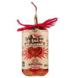 Delizie Di Calabria Bomba dell' Amore Calabrian Hot Chili Sauce, 9.87 oz