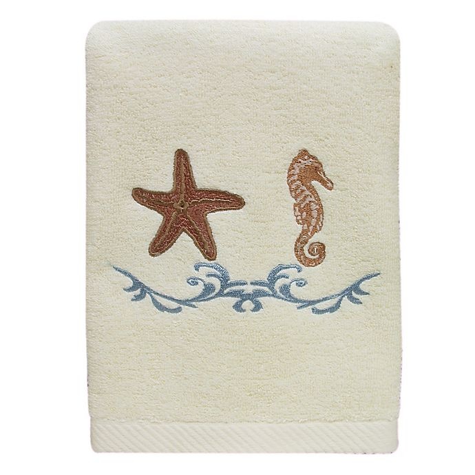 slide 2 of 3, Bacova Ocean Shell Hand Towel, 1 ct