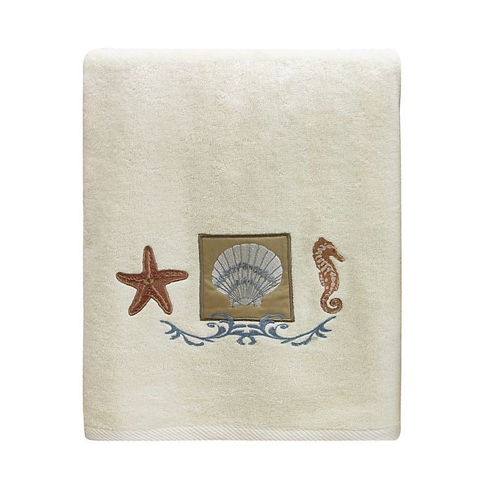 slide 3 of 3, Bacova Ocean Shell Hand Towel, 1 ct