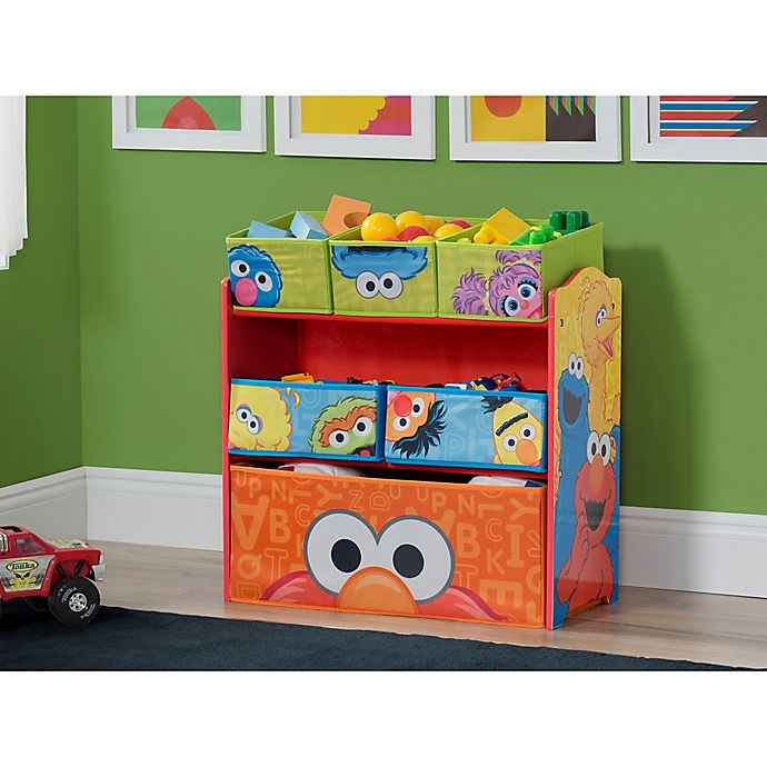 slide 5 of 6, Delta Children Sesame Street 6-Bin Design and Store Toy Storage Organizer, 1 ct