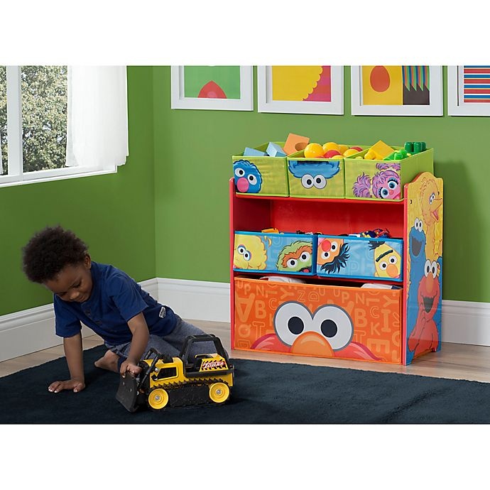 slide 6 of 6, Delta Children Sesame Street 6-Bin Design and Store Toy Storage Organizer, 1 ct