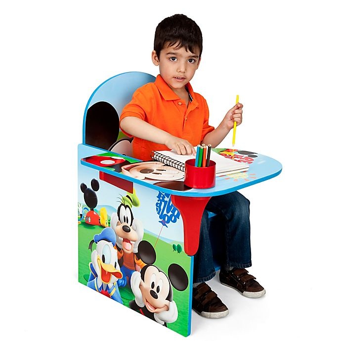 slide 3 of 4, Delta Children Disney Mickey Mouse Chair with Desk and Storage Bin, 1 ct