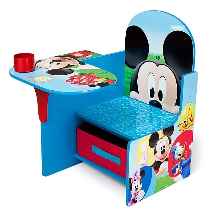 slide 4 of 4, Delta Children Disney Mickey Mouse Chair with Desk and Storage Bin, 1 ct