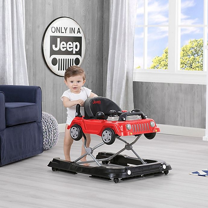 slide 5 of 6, Jeep Classic Wrangler 3-in-1 Grow With Me Walker - Red, 1 ct