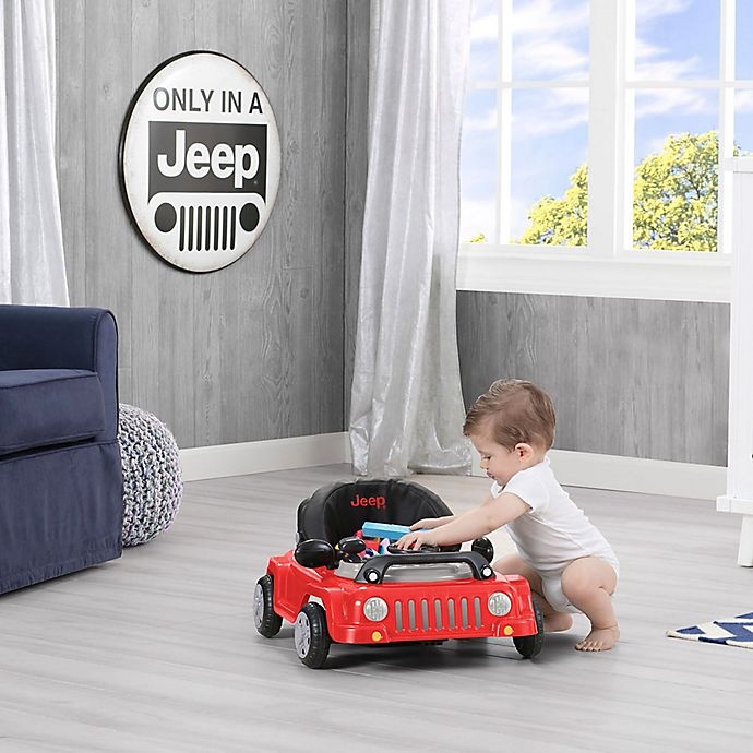 slide 6 of 6, Jeep Classic Wrangler 3-in-1 Grow With Me Walker - Red, 1 ct