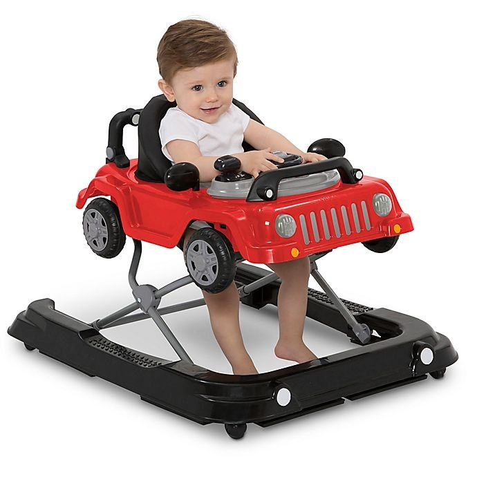 slide 2 of 6, Jeep Classic Wrangler 3-in-1 Grow With Me Walker - Red, 1 ct