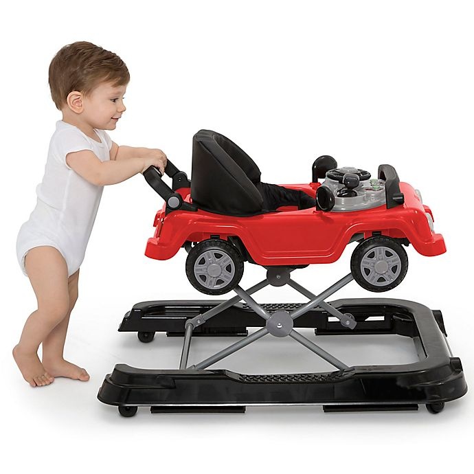 slide 3 of 6, Jeep Classic Wrangler 3-in-1 Grow With Me Walker - Red, 1 ct