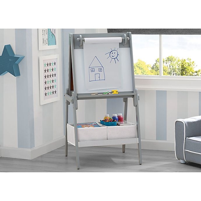 slide 5 of 8, Delta Children Chelsea Storage Easel with Paper Roll and Magnet, 1 ct