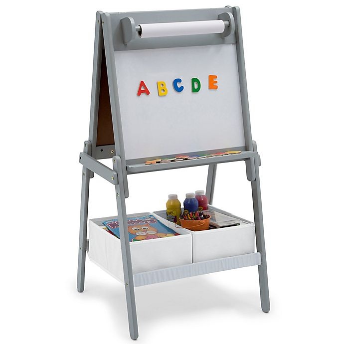 slide 7 of 8, Delta Children Chelsea Storage Easel with Paper Roll and Magnet, 1 ct