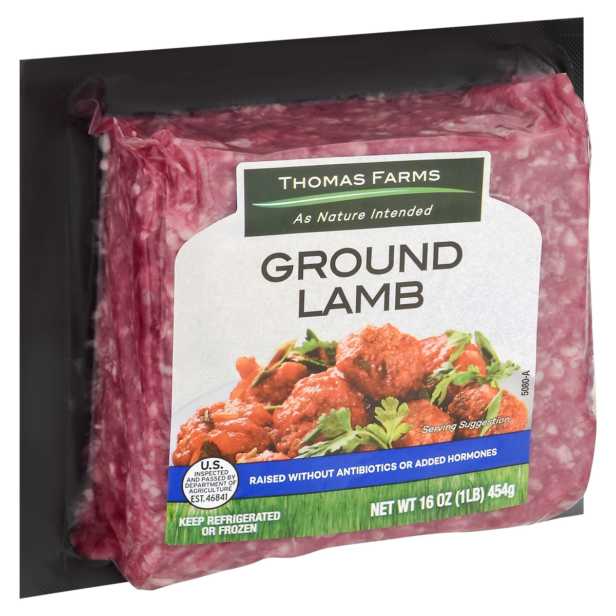 slide 5 of 13, Thomas Farms Ground Lamb 16 oz, 16 oz