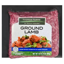 Thomas Farms Ground Lamb 16 oz