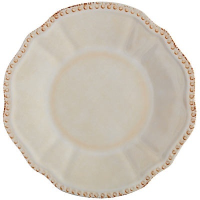 slide 1 of 1, Haven & Key Beaded Cream Dinner Plate, 11 in