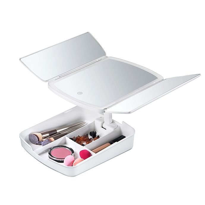 slide 2 of 7, As Seen on TV My Foldaway Lighted Makeup Mirror, 1 ct