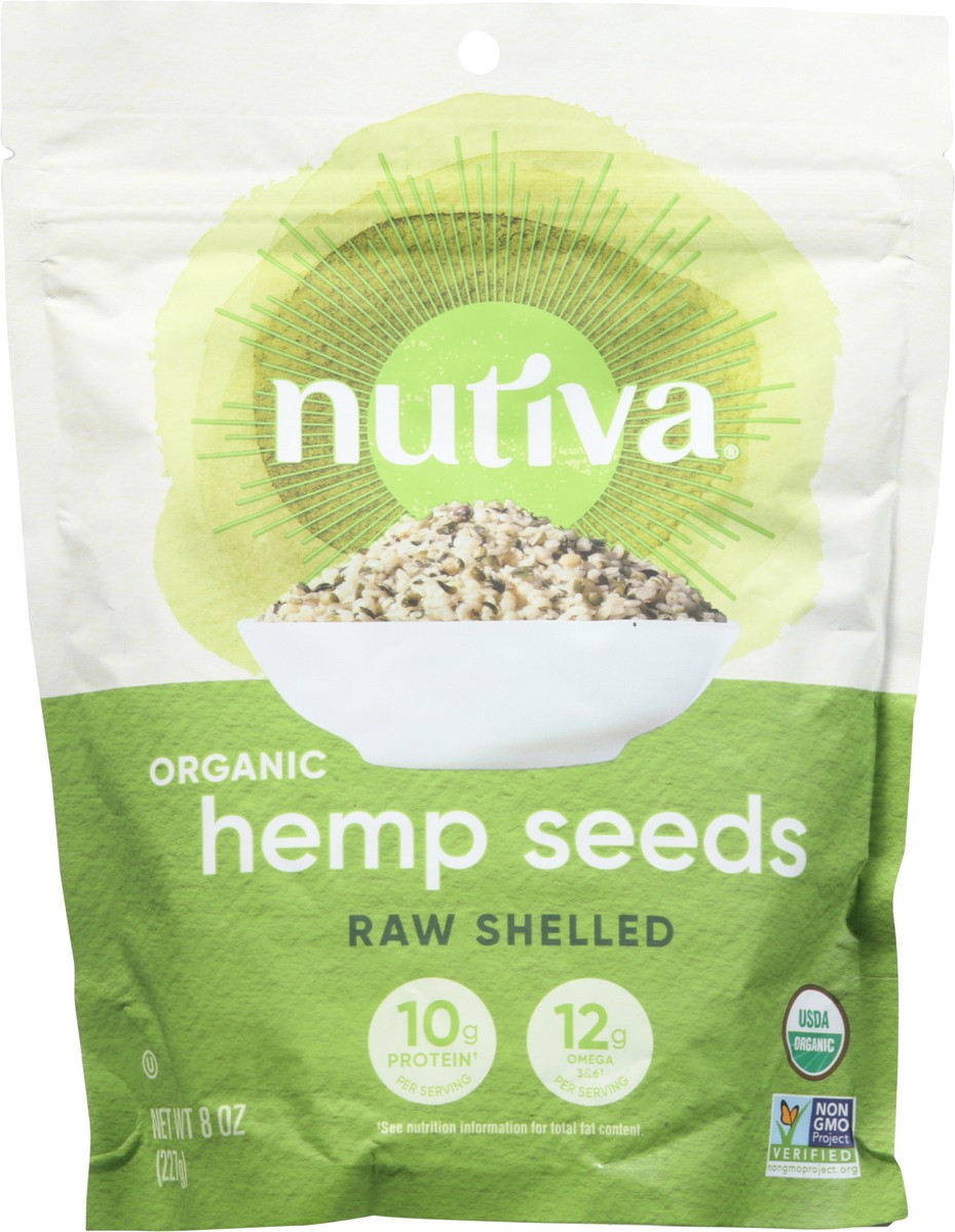 slide 2 of 9, Nutiva Organic Raw Shelled Hemp Seeds 8 oz, 8 oz