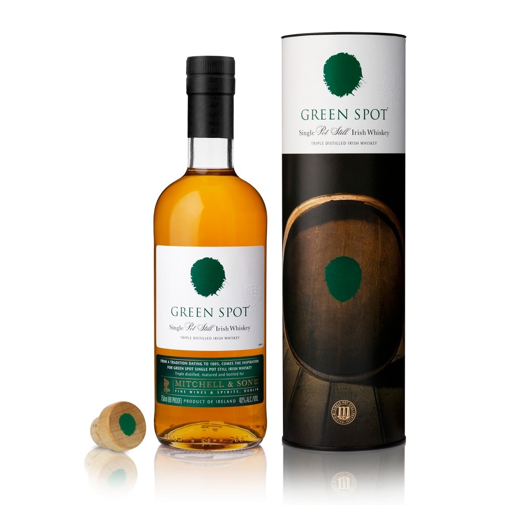 slide 2 of 2, Spot Irish Whiskey Green Spot Irish Single Pot Still Whiskey 750mL, 80 Proof, 750 ml