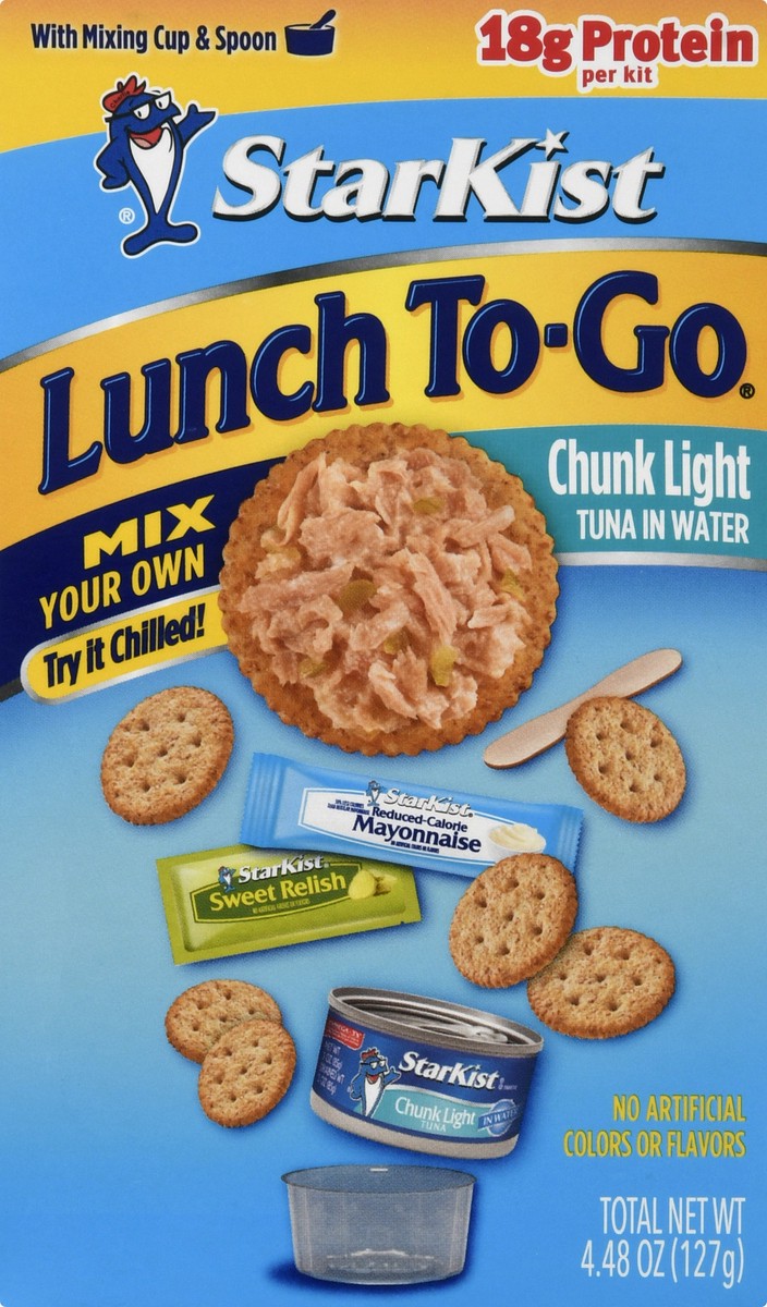 slide 5 of 9, StarKist Lunch To-Go Chunk Light Tuna in Water Lunch Kit 1 ea, 1 ct