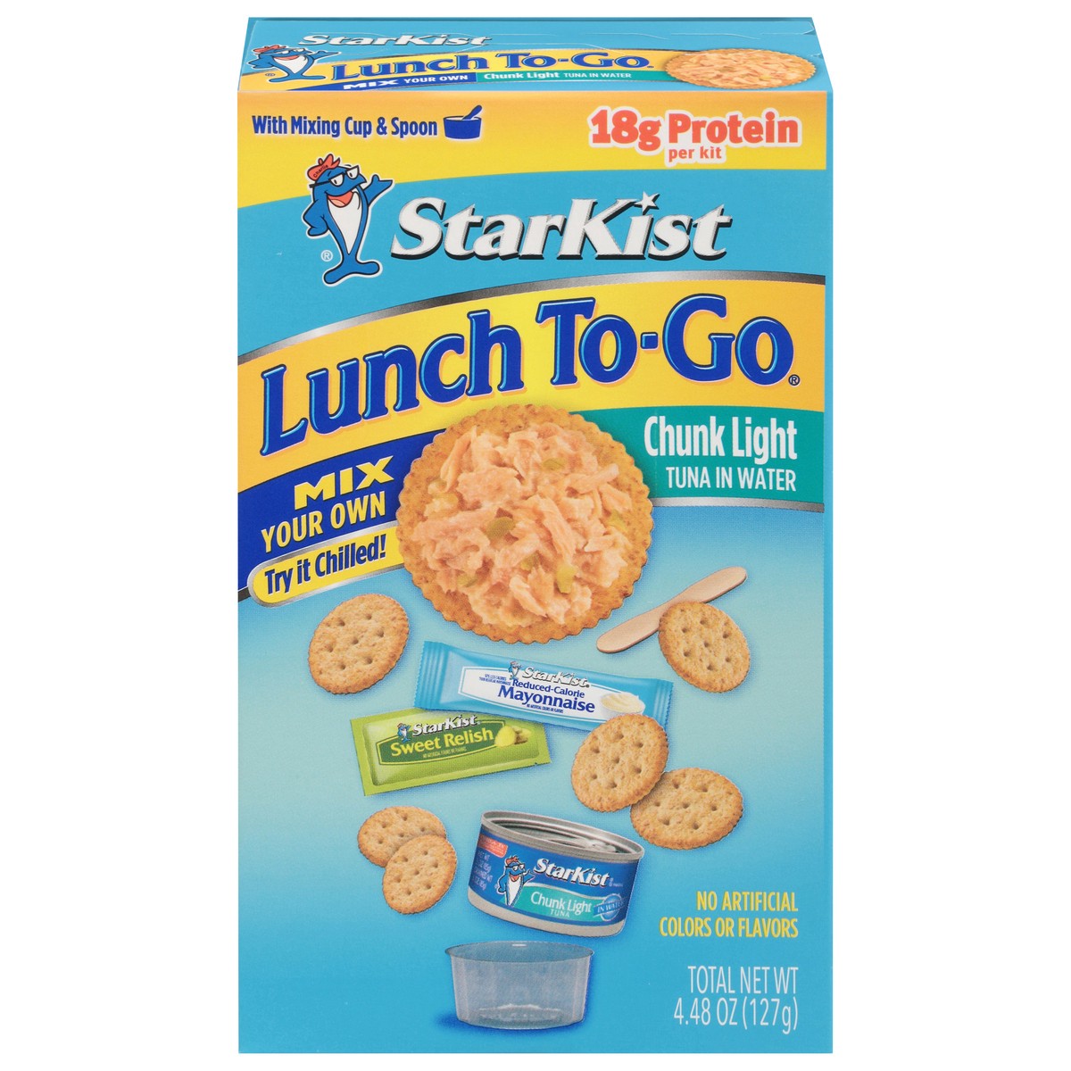 slide 1 of 9, StarKist Lunch To-Go Chunk Light Tuna in Water Lunch Kit 1 ea, 1 ct