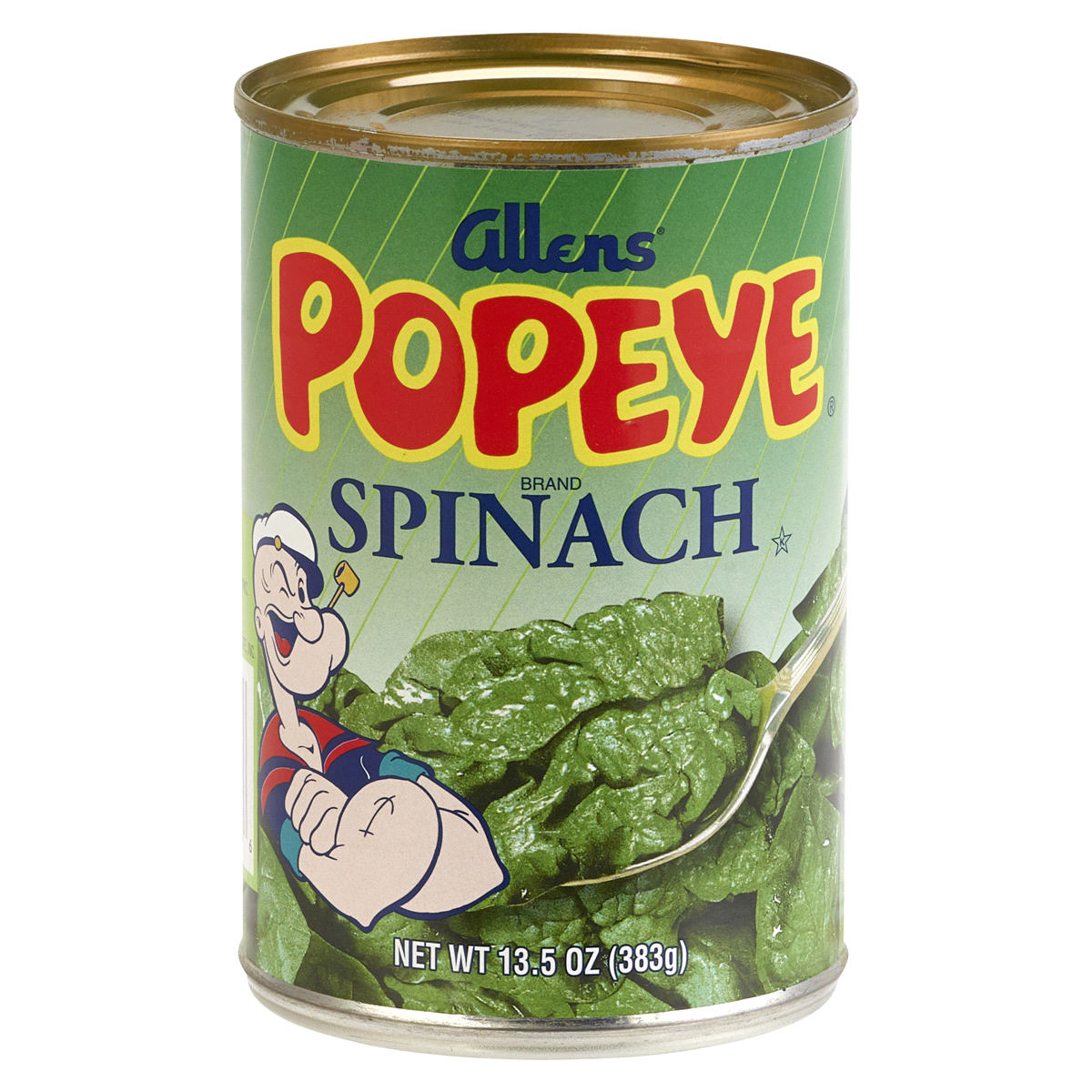 slide 1 of 4, Allens Popeye Spinach, 13.5 oz
