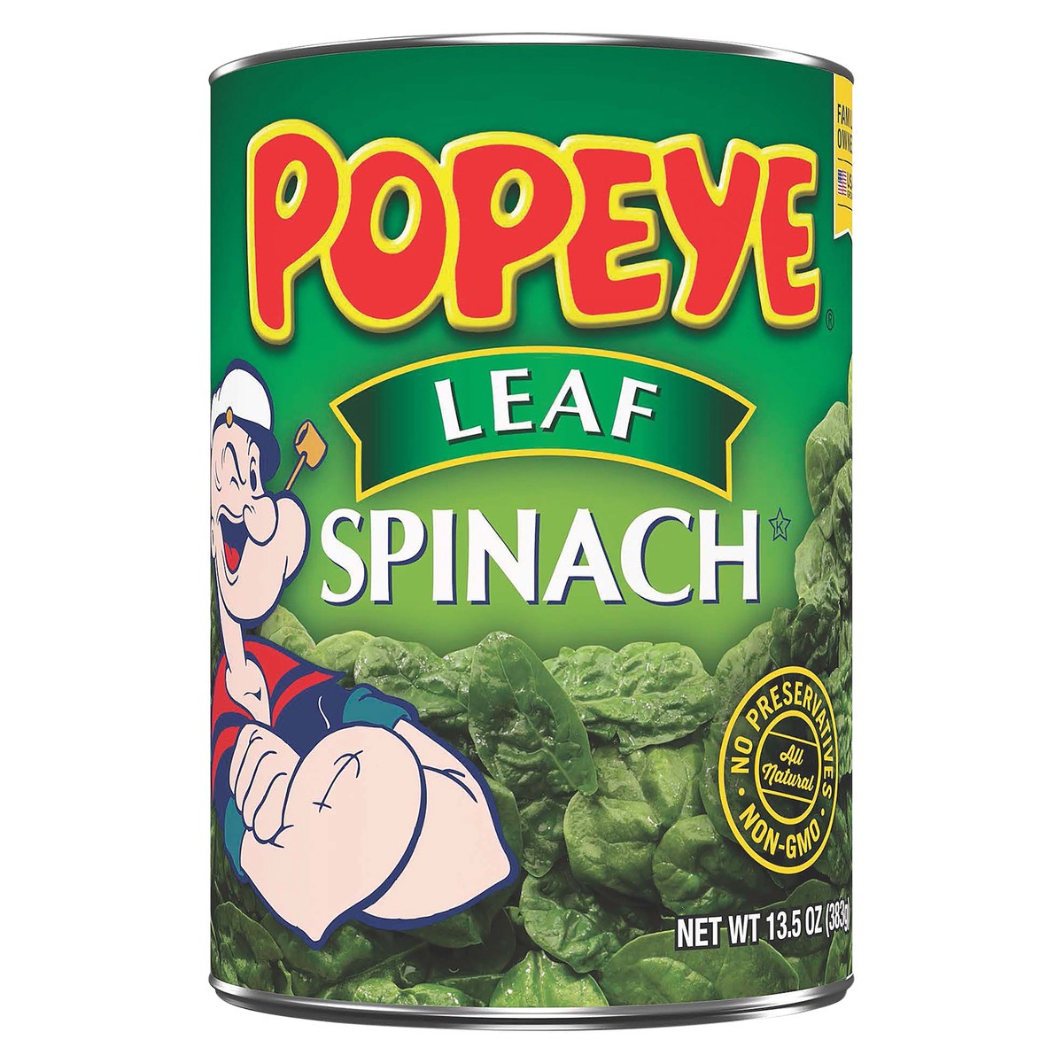 slide 1 of 5, Popeye Allens Popeye Spinach, 13.5 oz