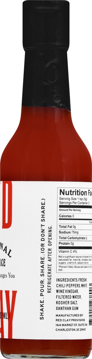 slide 7 of 9, Red Clay Original Hot Sauce 5 oz, 5 oz